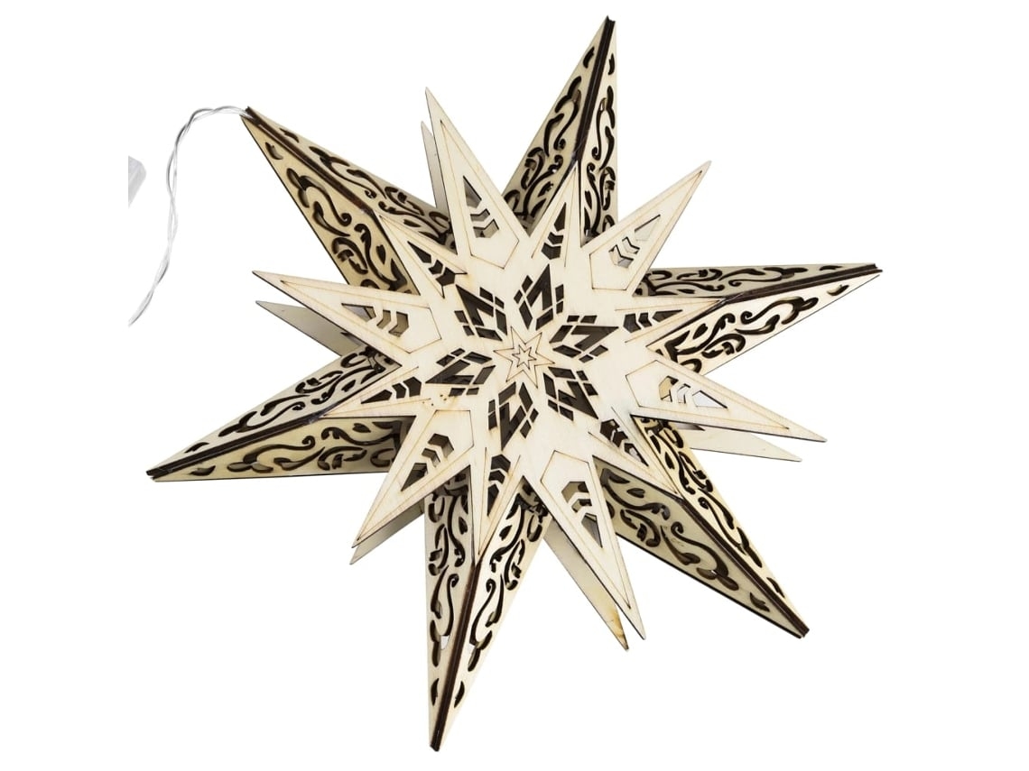 Farol Navideño De Madera (3 Cm)*