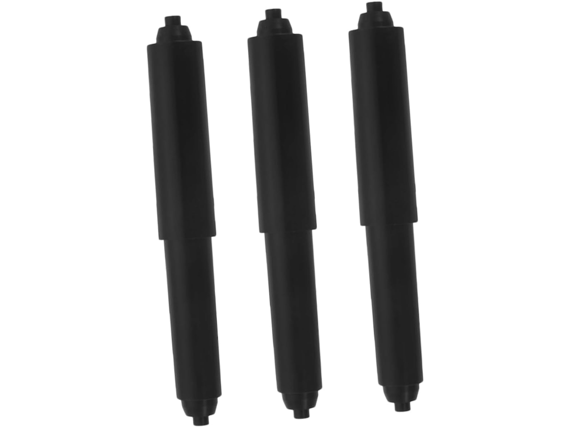 Juego de 3 portarrollos de papel higiénico de repuesto, adaptador de varilla de plástico con resorte, fácil de reemplazar para Slowmoose