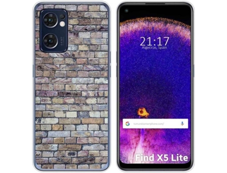 Carcasa Oppo Find X5 Lite 5G TUMUNDOSMARTPHONE Dibujos Ladrillo 02 Multicolor