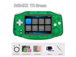 Consola de juegos retro portátil de 3,4 pulgadas, pantalla de 720 × 480, Linux de 64 bits, Bluetooth, batería de 3500 mAh, 64 GB, 5K Viewleaf Games