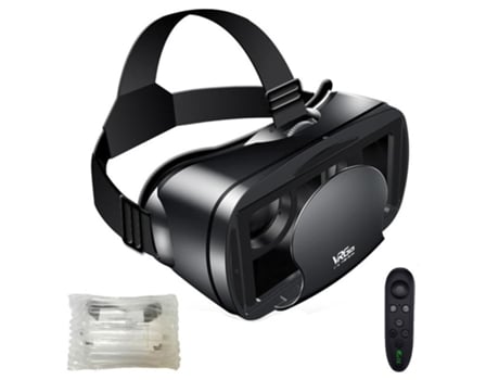 Gafas de Realidad Virtual SLOWMOOSE 3D Realidad Virtual Casco de 7 Pulgadas y Auricular de Oido