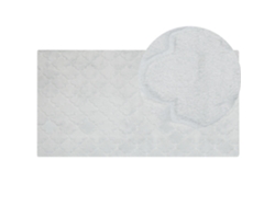 Alfombra BELIANI Gharo de Poliéster Gris 80x150