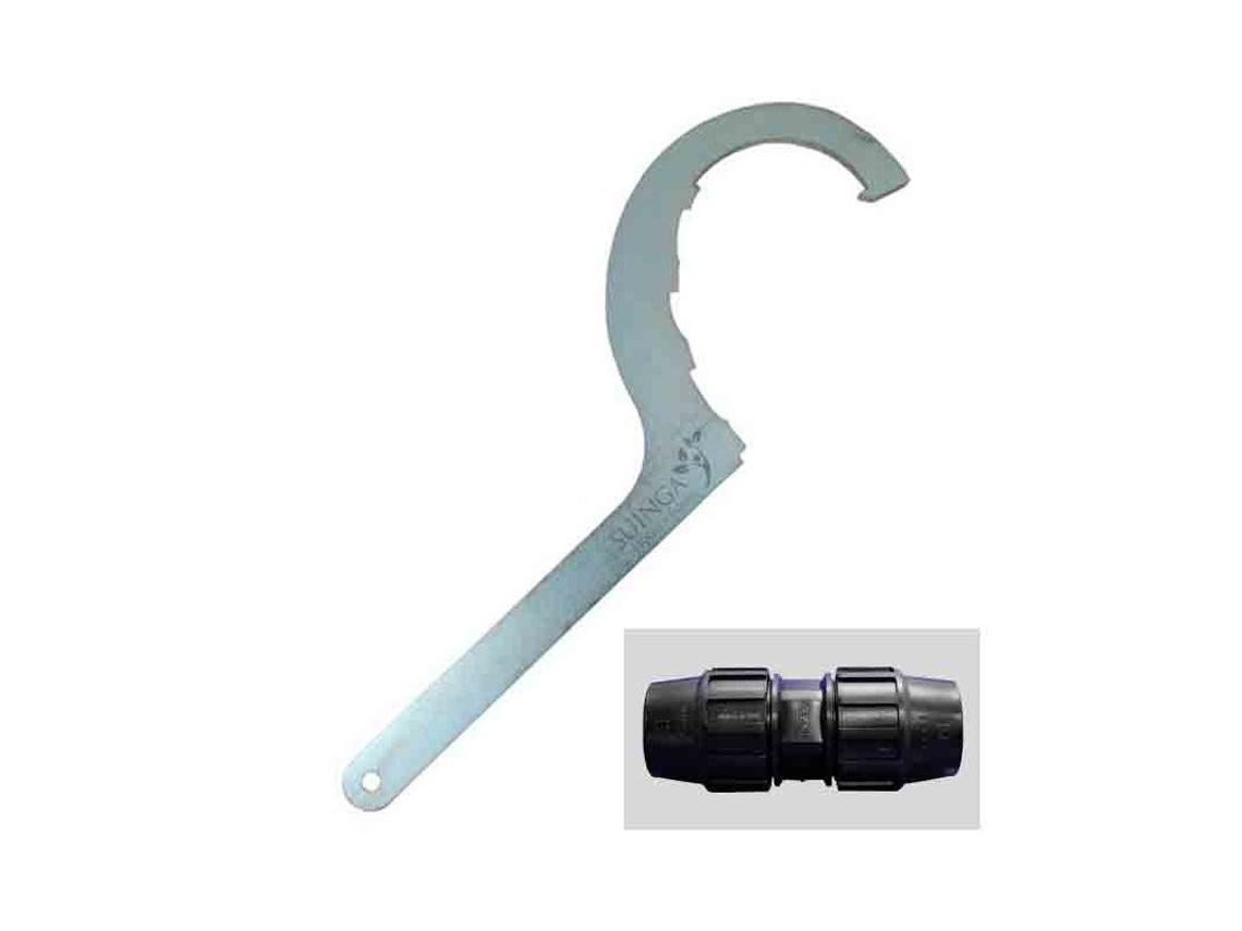 Llave Acero Apriete 40Mm 50Mm 63Mm Para Polietileno Y Latón SUINGA