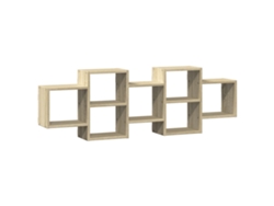 Maison Exclusive - Estante De Pared Madera Ingeniería Roble Sonoma 129x18x42 Cm