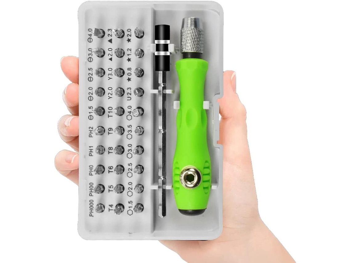 Juego De Destornilladores Pequeños 32 En 1, Herramienta De Reparación Electrónica Para Teléfonos Móviles, Portátiles, Ordenadores, Gafas Y Relojes.