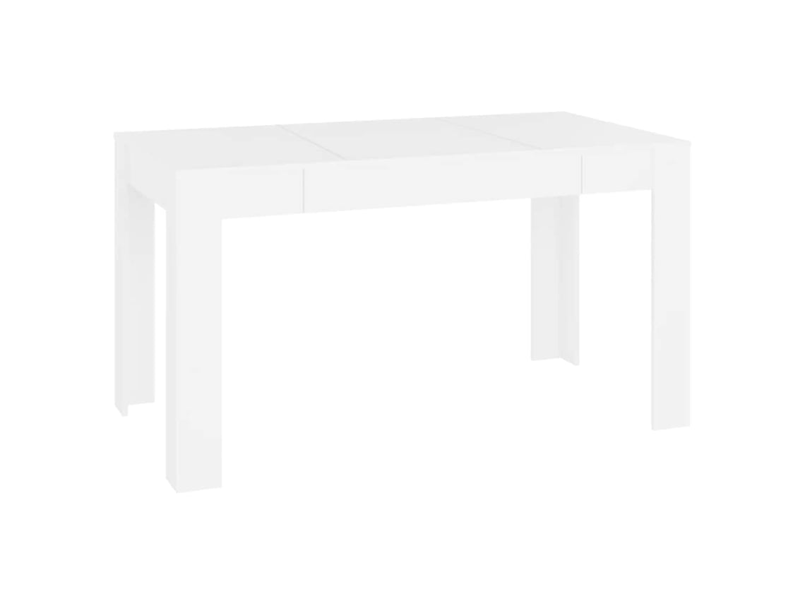 Mesa de comedor VIDAXL Blanco Madera contrachapada (140x74,5x76 cm)