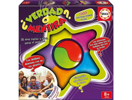 Juego de Mesa EDUCA BORRAS Verdad O Mentira