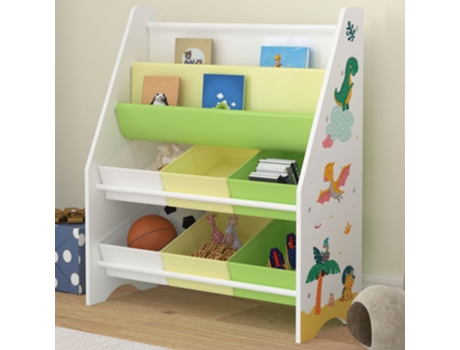 Organizador [EN.CASA] (Multicolor - Aglomerado, Tela - 74 x 62 x 26,5 cm)