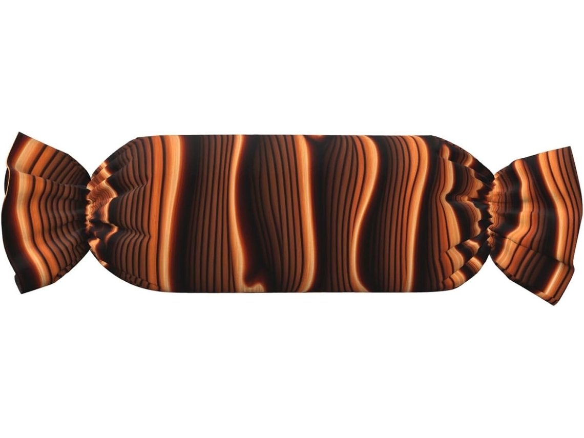 Almohada Cilíndrica Forma Caramelo Poliéster, Espuma Viscoelástica Soporte Ajustable: Fácilmente Resistente,