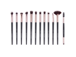 Set De 12 Brochas De Maquillaje Sintéticas Para Sombras De Ojos