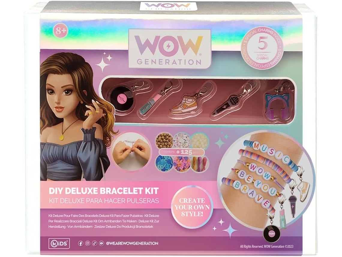 Kit Deluxe para hacer pulseras WOW GENERATION
