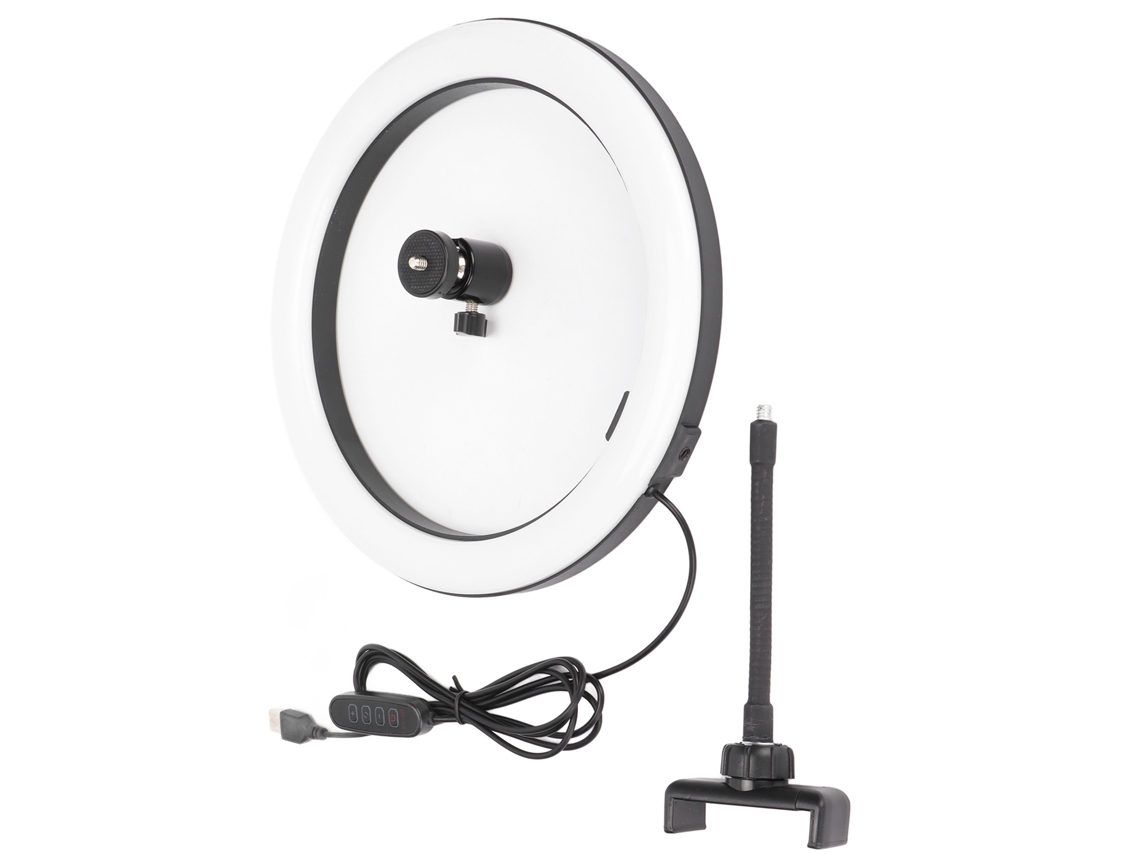Anillo De Luz Led (luz De Relleno Regulable Con Soporte Para Teléfono)