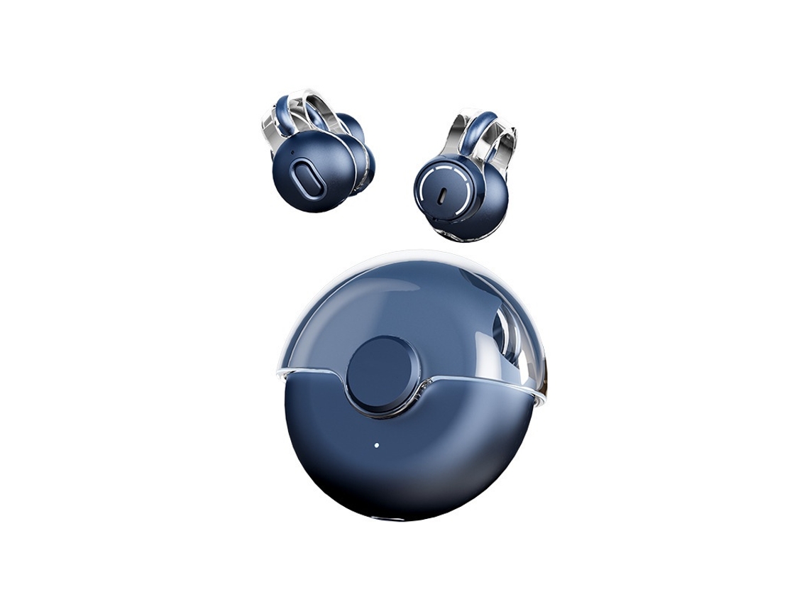 Auriculares abiertos, auriculares deportivos inalámbricos Bluetooth 5.3 con 50 horas de reproducción, auriculares de conducción aérea.