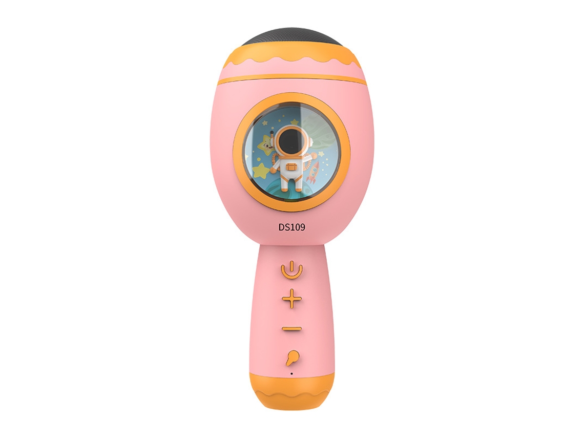 Micrófono inalámbrico Bluetooth Yuysan Micrófono de karaoke Micrófono familiar para niños Ds109 Naranja Rojo