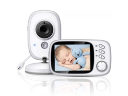 Monitor para bebés con cámara HD, visión nocturna y audio bidireccional / VB63 Czhhmart