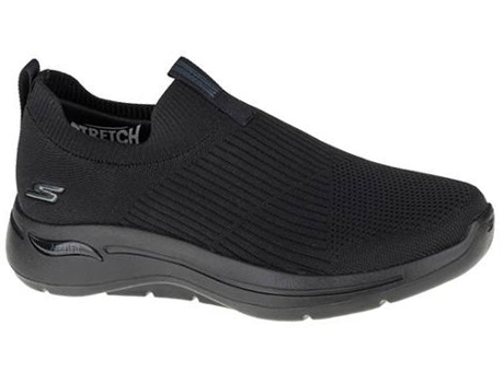 Zapatillas Deportivas SKECHERS Go Walk Arch Fit (Negro - Material Sintético- 41)