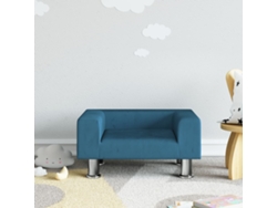 Sofá Para Niños | Sofá Infantil De Terciopelo Azul 50x40x26,5 Cm Wsd356800