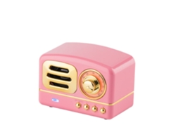 VEANXIN H68 Altavoces Bluetooth Rosa
