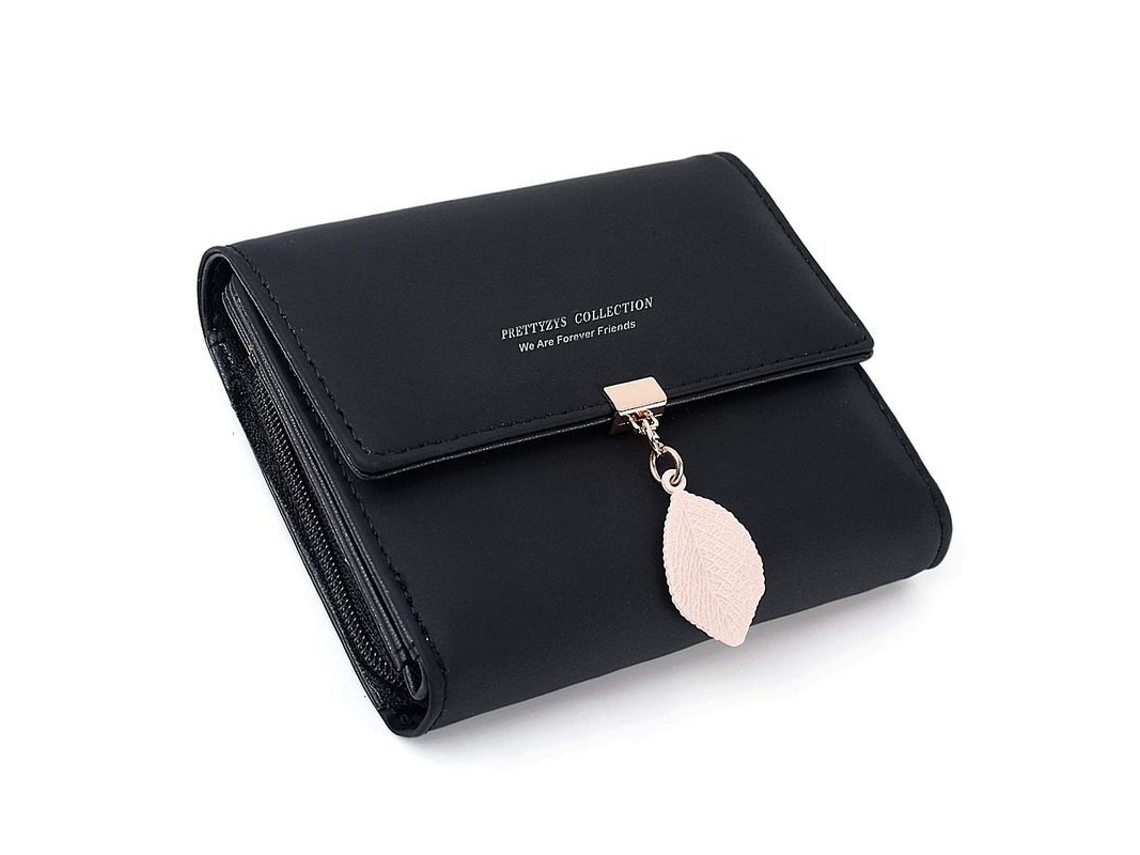 Cartera de piel sintética 2026 con diseño de paloma para mujer, monedero pequeño, rosa oscuro