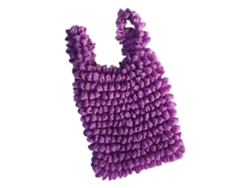 Bolsa de la compra plegable, plegable y portátil con asa superior elástica y plisada. GOKOCO