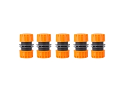 5 conectores de extensión de manguera de 1/2 pulgada, herramienta de reparación de manguera de agua para jardín y hogar Aiailikill