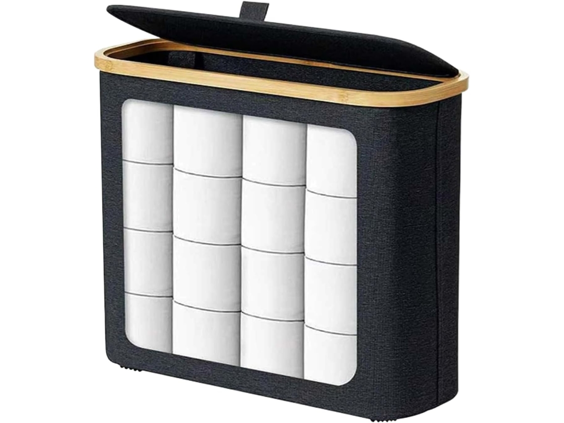 Almacenamiento De Papel Higi Nico Cesta Para 12 Rollos Accesorio Ba O Con Tapa Mueble Lavabo Suelo Esquina Hogar