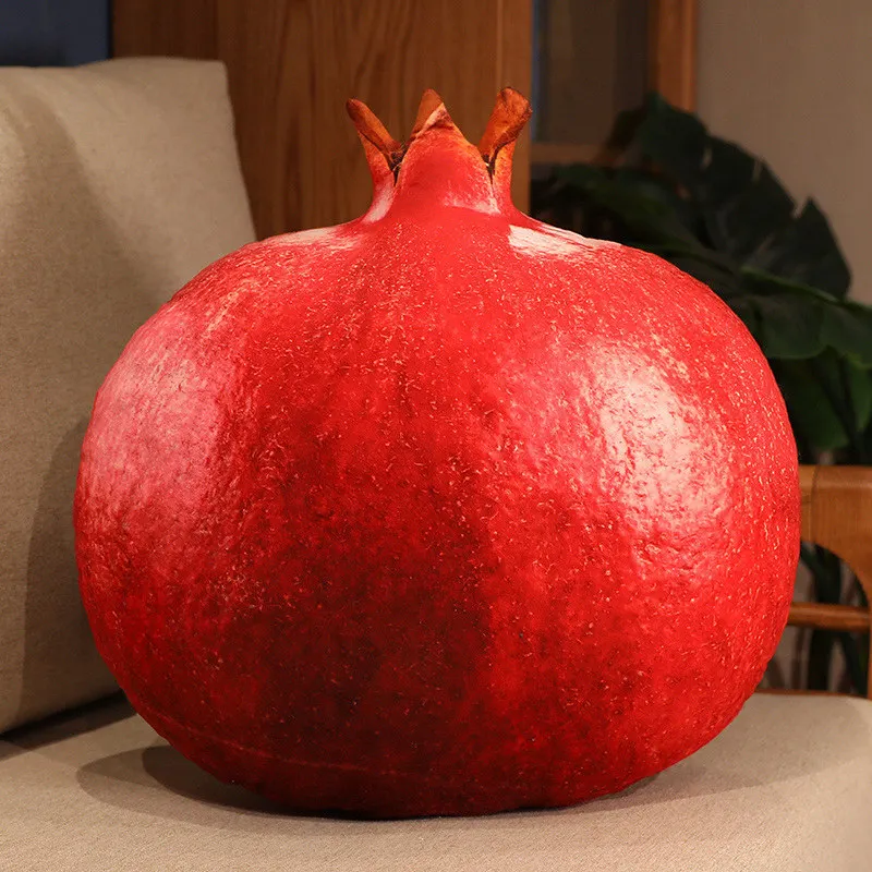(granada 40cm) Almohada Para Adultos, Cojín, Cojín De Asiento, Cojín De Respaldo, Serie Frutas Simuladas