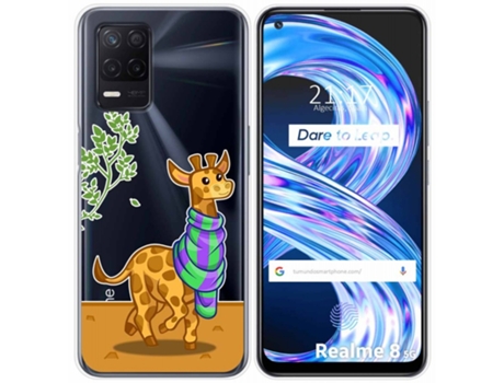 Carcasa Realme 8 5G / Narzo 30 5G TUMUNDOSMARTPHONE Dibujos Transparente Multicolor
