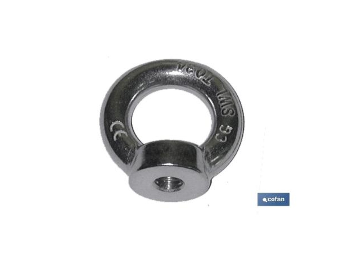 Anilla elevacion hembra din 582 m-20 zn   caja 10 unid.