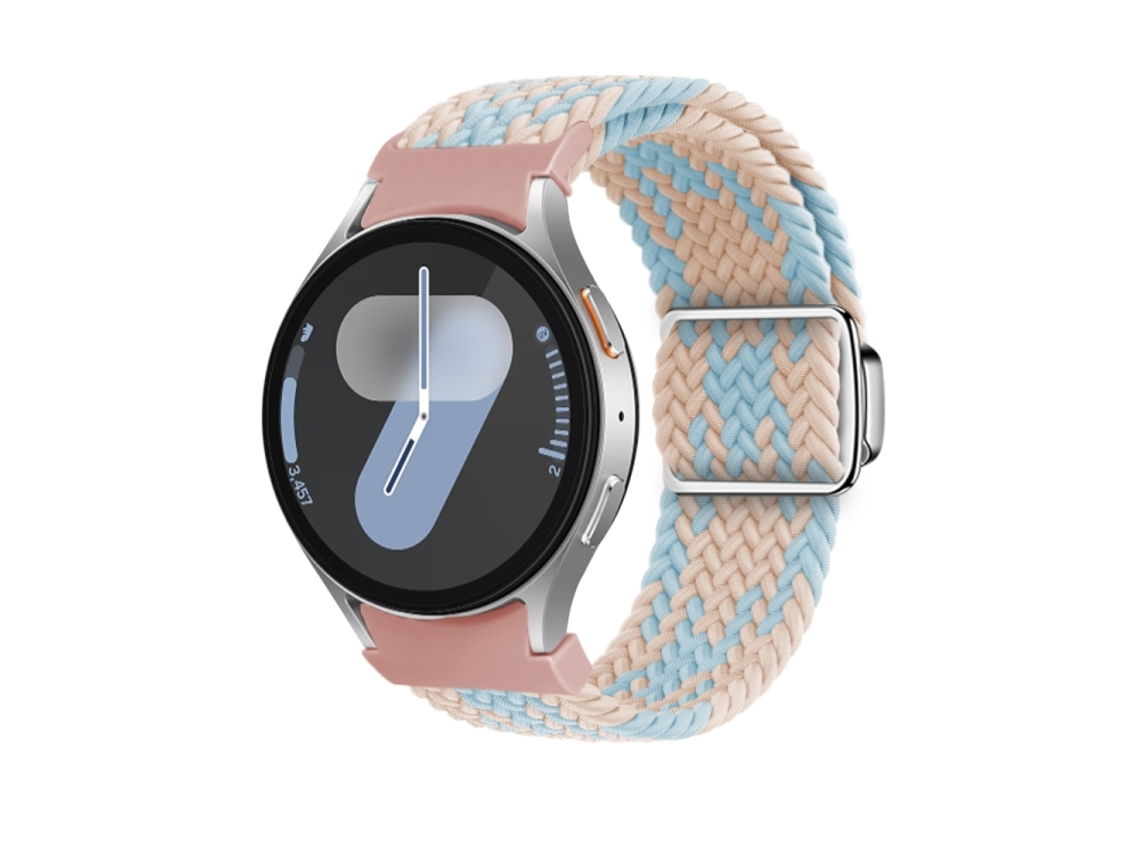 Correa de nailon con hebilla magnética para Samsung Galaxy Watch 7/6/5/4 (CSYY)