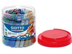 Bolígrafo Glitter GIOTTO Glue Colores Variadas (50 unidades - 10,5 ml)