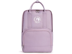 Mochila Grande Impermeable Para Portátil 15.6 Pulgadas Linjou Ligera Casual Viaje (morado)