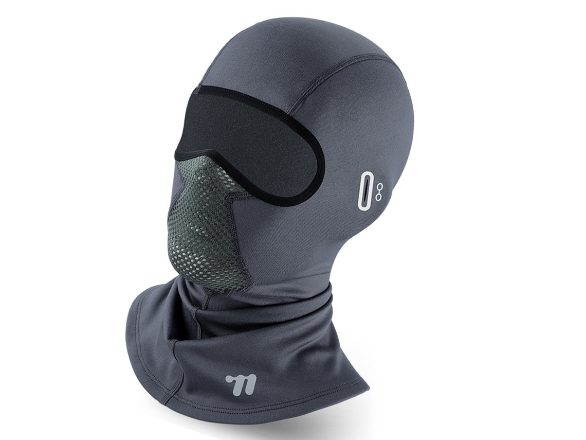 Pasamontañas de invierno con orificios para gafas para motociclismo y ciclismo.