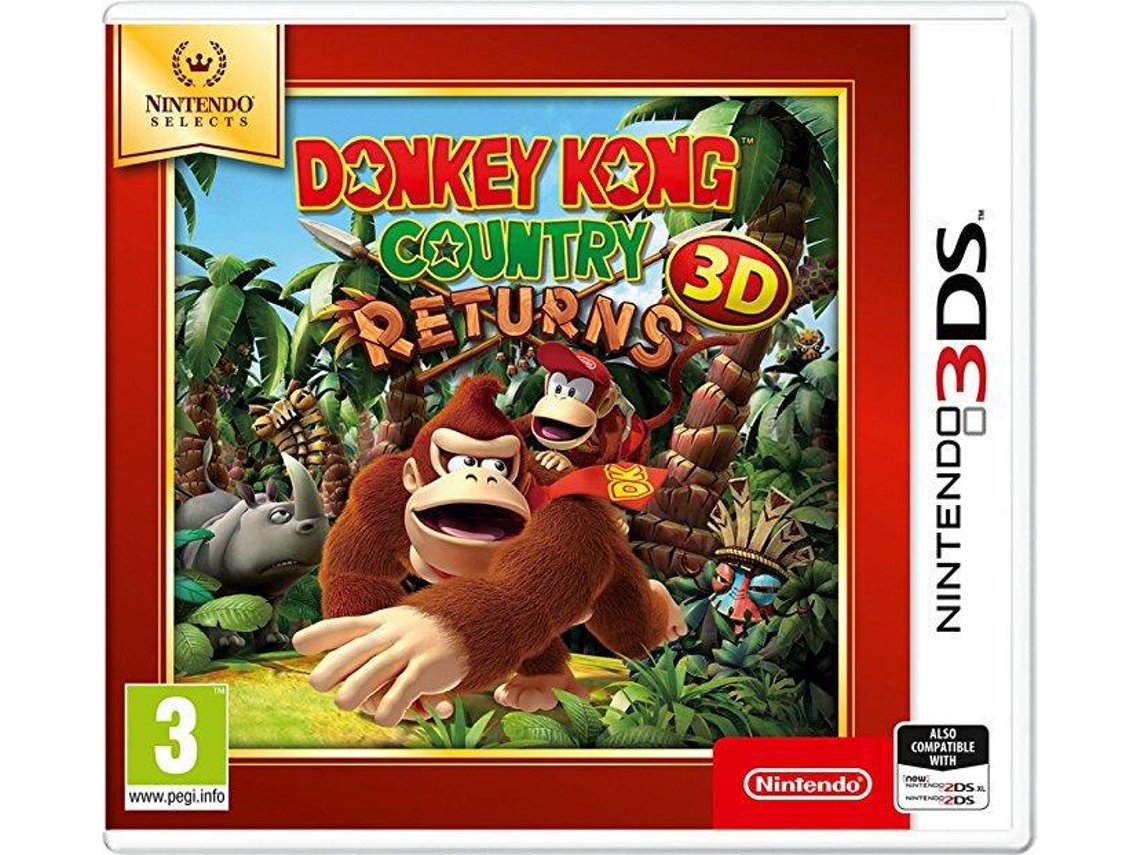 Donkey Kong Country Returns (Nintendo 3Ds) (Selecciones) Videojuegos
