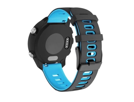 Correa para Garmin Vivoactive 3 Music Negro y Azul Claro