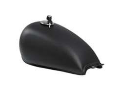 Tanque de combustible vintage para motocicleta, gris plateado, 9 l (2,4 galones), Cafe Racer, para Suzuki GN125 GN250