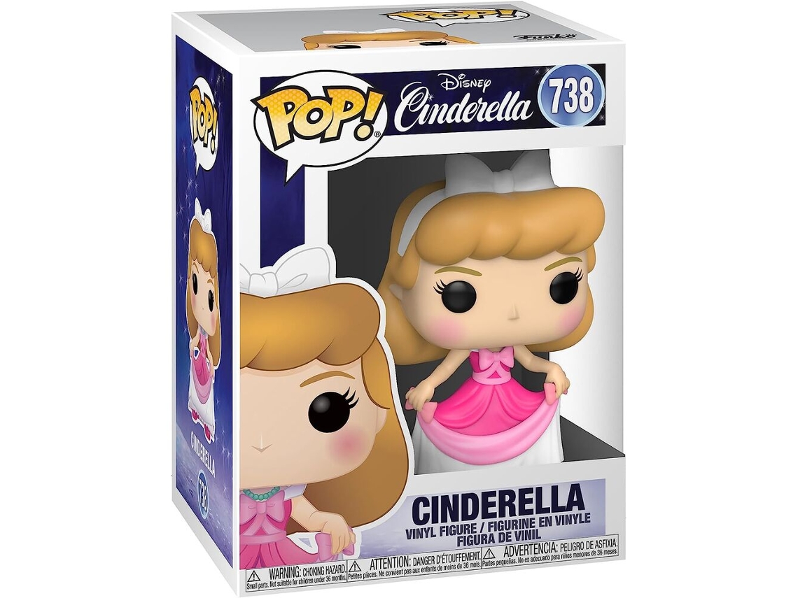 Figura Pop Disney Cenicienta Con Vestido Rosa B.active