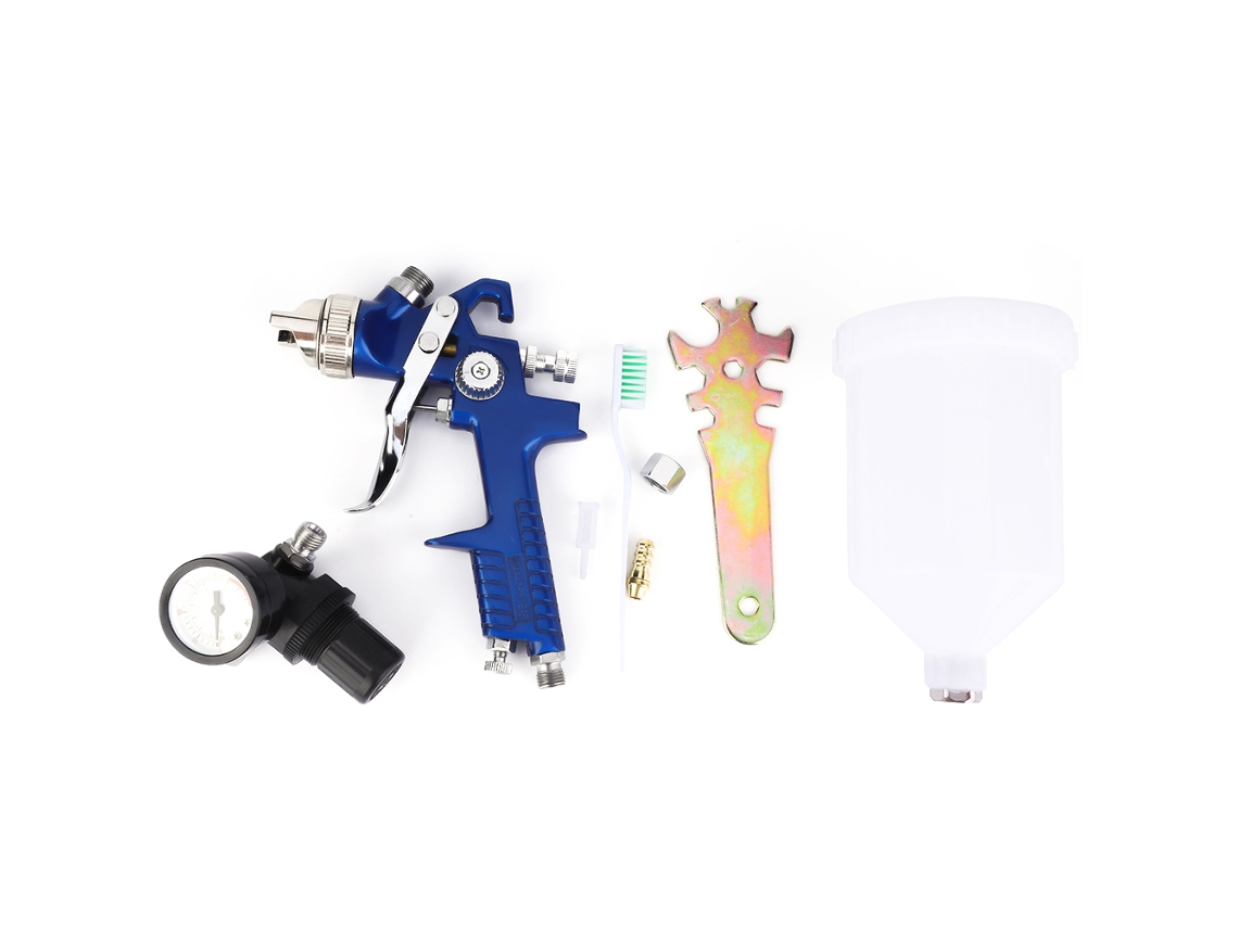 Cepillo Aéreo Neumático H827 De Alimentación Por Gravedad Con Válvula De Presión De 1,4 Mm