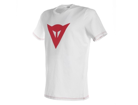 Camiseta de Hombre para Motociclismo DAINESE Speed Demon Algodón Blanco (2XL)