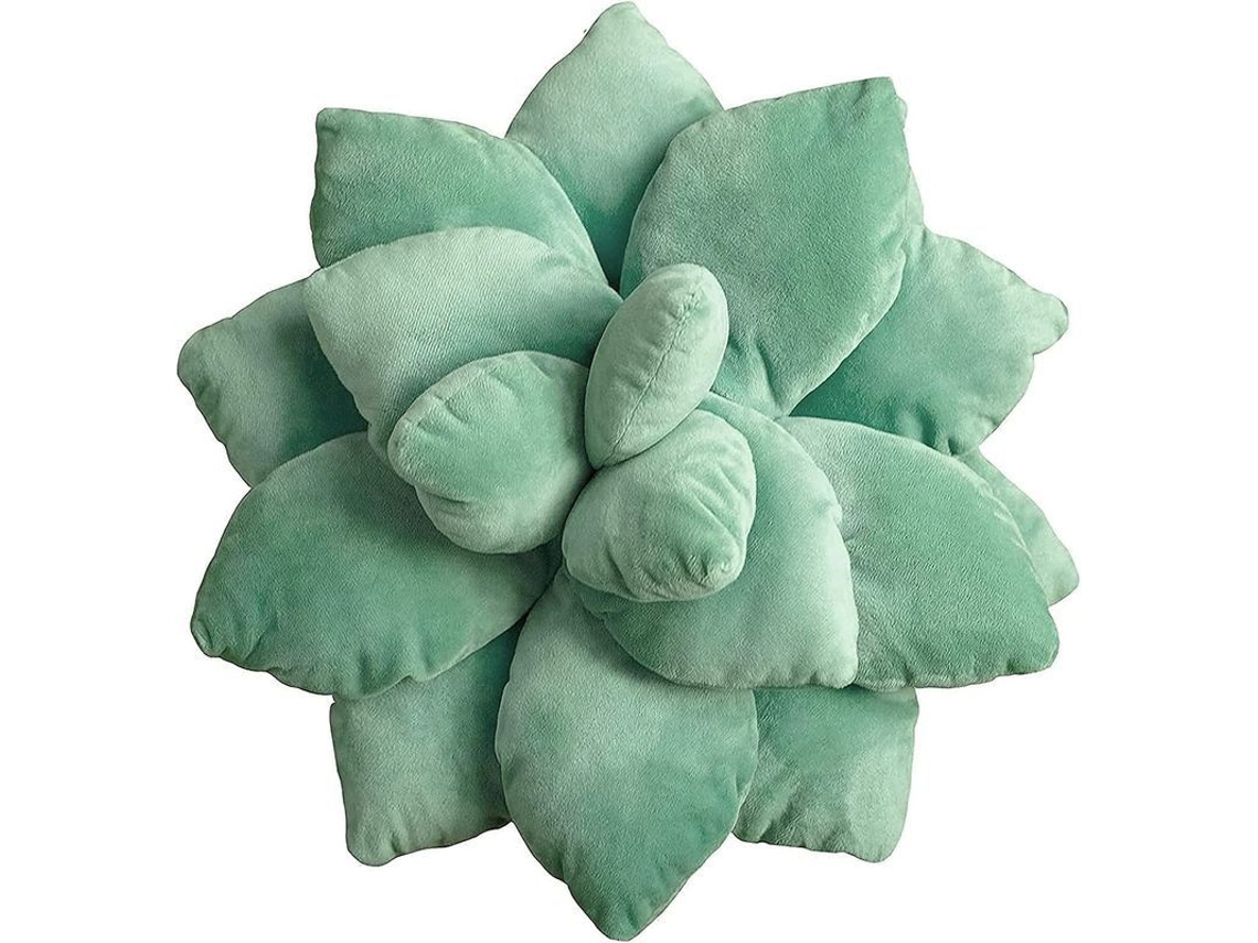 Travesseiro de Suculenta 3d Cute, 45cm, Microplush Macio, Presente para Amantes de Plantas e Jardim