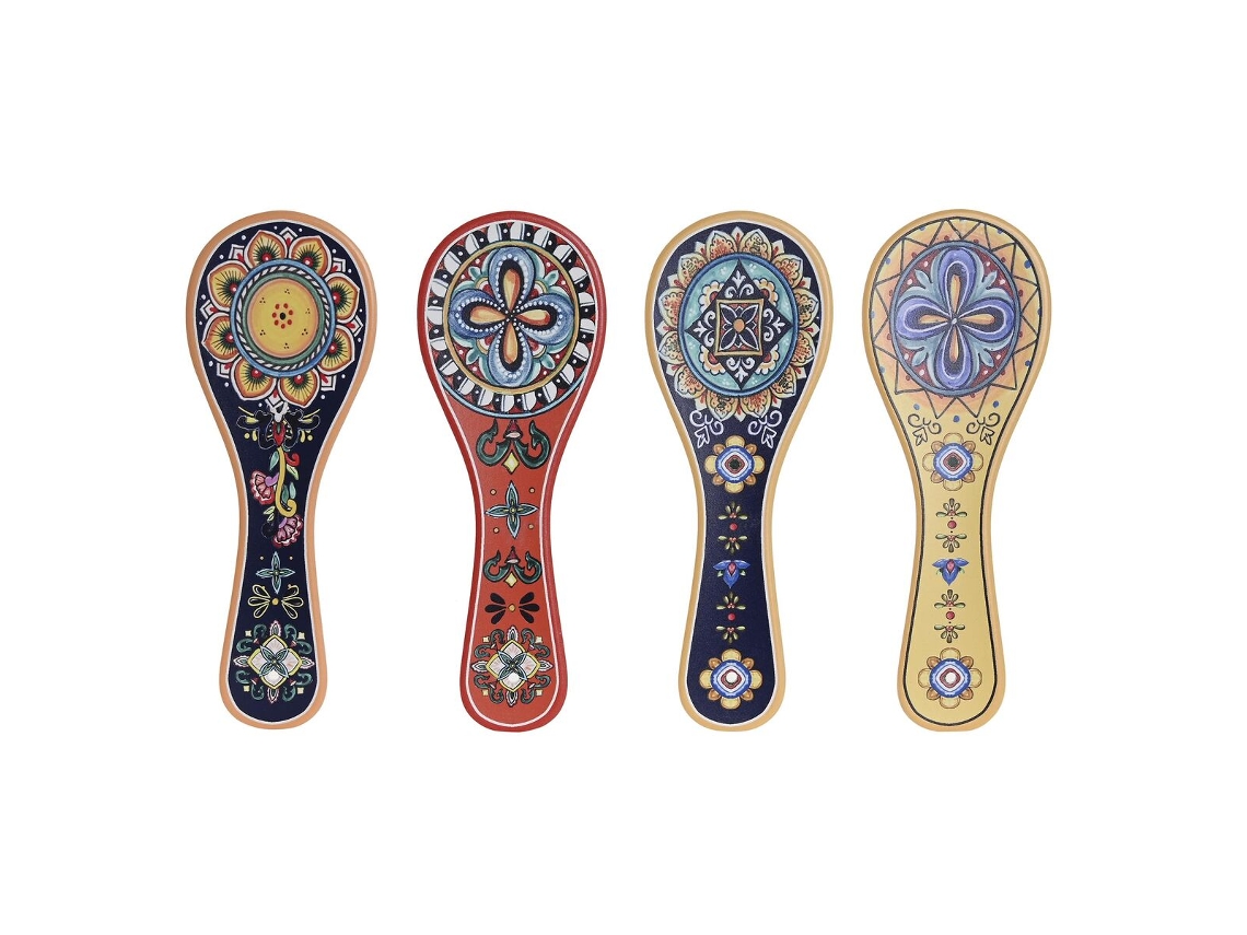 Reposacucharas Dkd Home Decor Dolomita (27,5 X 10 X 0,8 Cm) (4 Unidades)