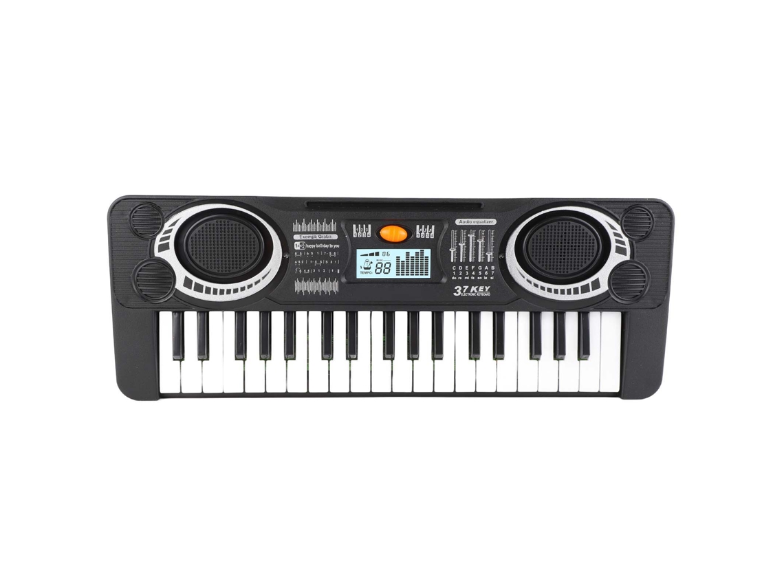 Brinquedo Teclado Piano Eletrônico 37 Teclas Educação Musical Para Crianças