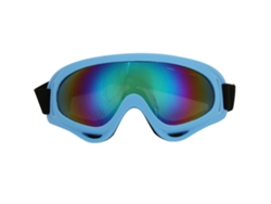 Gafas de esquí antiviento para motociclismo, ciclismo y deportes al aire libre, para adultos y niños, con lente tintada de filtro azul claro.