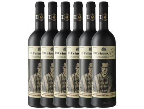 Vino 19 CRIMES Cabernet Sauvignon Southern Australia (0.75 L - 6 unidades)