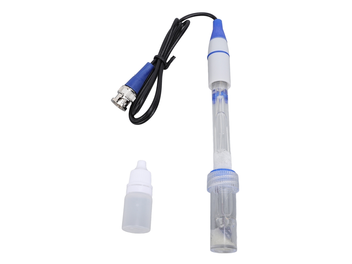 Sonda De Ph De 0 A 14 Ph Con Conector Bnc, Electrodo Compuesto De Alta Precisión Para Laboratorios, Escuelas Y Talleres.