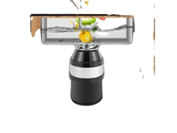 Triturador de residuos de alimentos, motor de cobre puro de 560 W, sistema de trituración mejorado de seis niveles, gran capacidad OEM