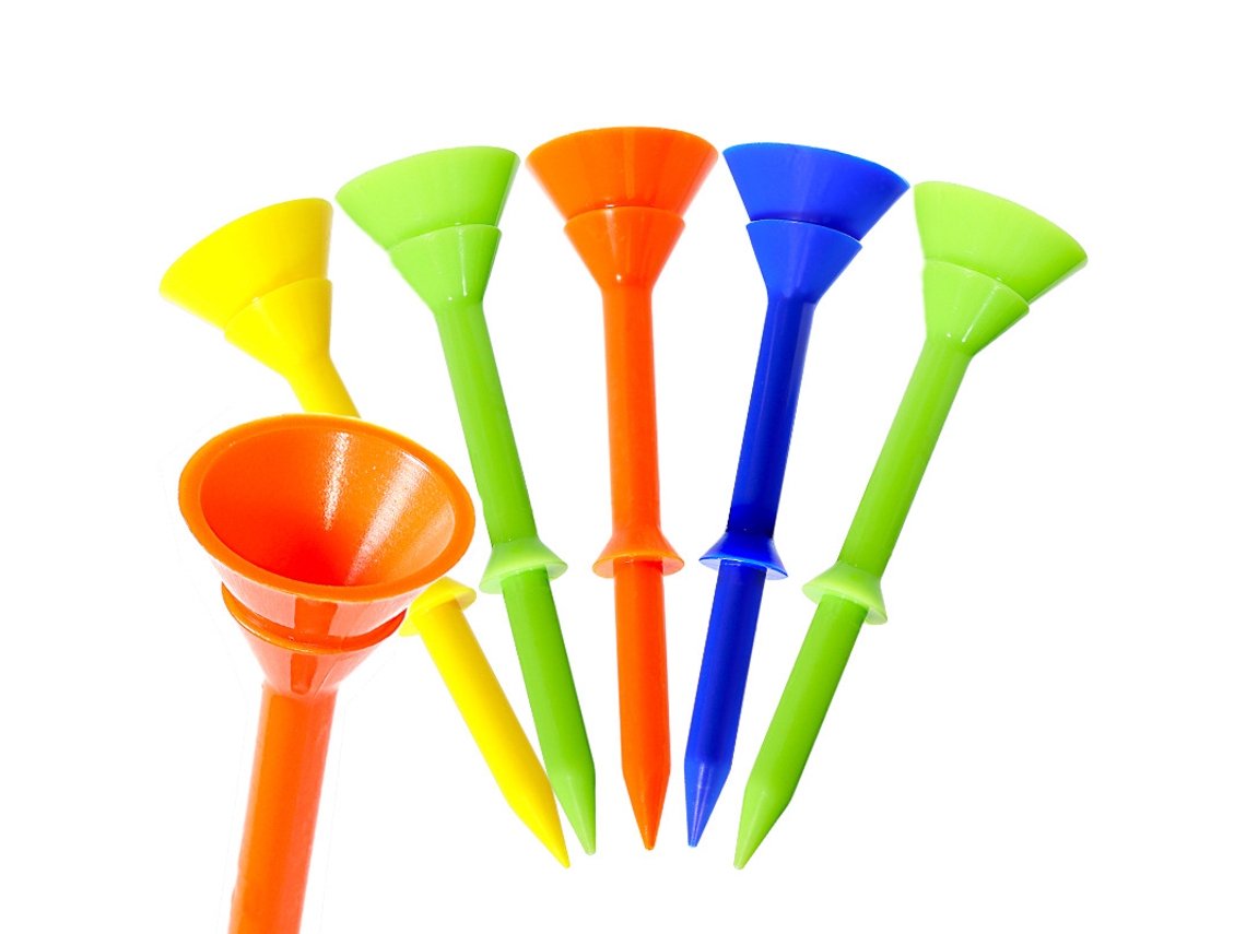 Juego de 50 tees de golf, accesorios para tees de golf de 83 mm Digitallab