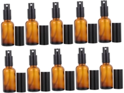 10pièces Frascos Pour Émulsion Et Parfum Contenants Cosmétiques Marron Recharges Voyage Usage
