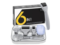 Rolo De Microagulhas Para Rosto E Corpo Conjunto De Rolos De Microagulhas De Titânio 6 Em 1 Rolo De Microagulhas 300 E 720 Agulhas De 0 2 Yizhood