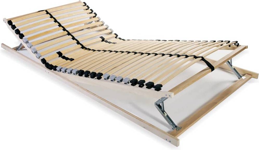 Somiers de listones VIDAXL 28 listones 7 zonas (Compatible con Colchón: 90x200 cm)